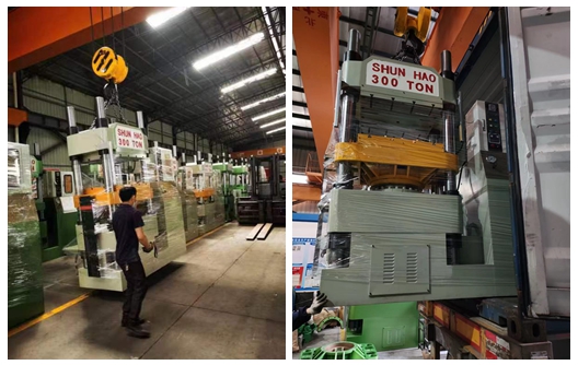 Mesin cetak melamin 300 ton