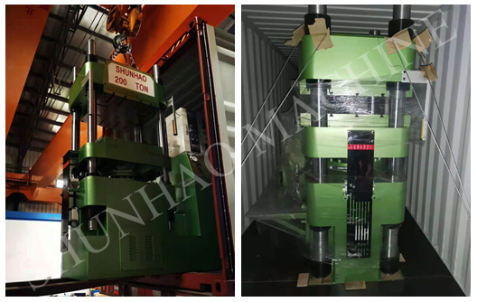 Shunhao shipment for 200 tons melamine molding machine