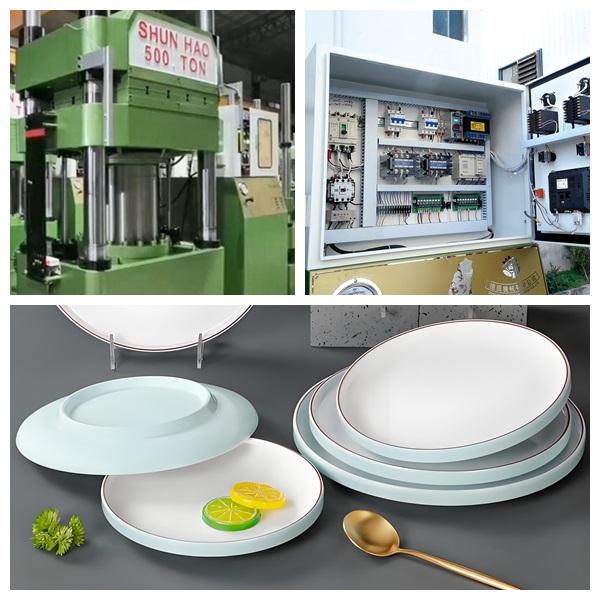 Shunhao 500 tons melamine tableware molding machine