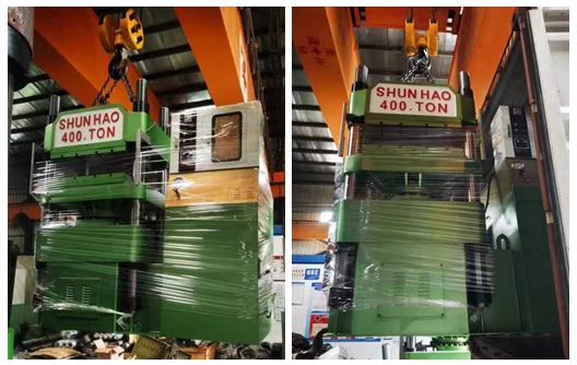 Pabrik Shunhao 400 Ton Mesin Cetak Melamin dan Pengiriman Cetakan